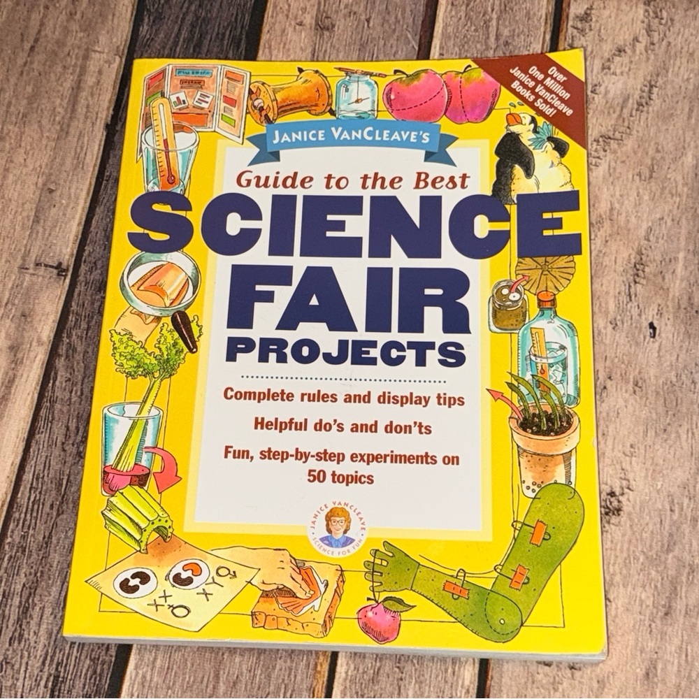 Janice Vancleave’s Science Fair Projects Book For Kids